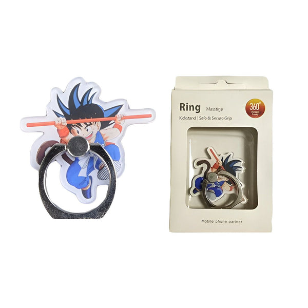 Anneau Téléphone Dragon Ball Goku Style Entraînement