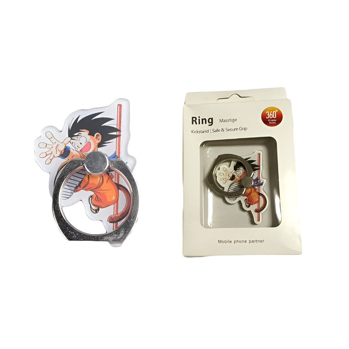 Anneau Téléphone Goku Bâton DBZ Support Fiable