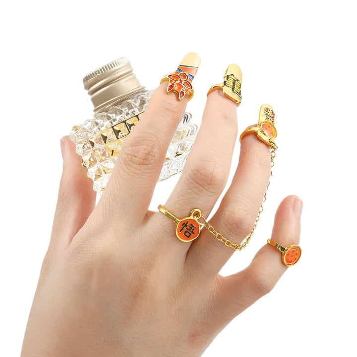 Bagues Dragon Ball Femme Thème Saiyan