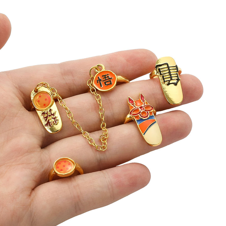 Bagues Dragon Ball Femme Thème Saiyan