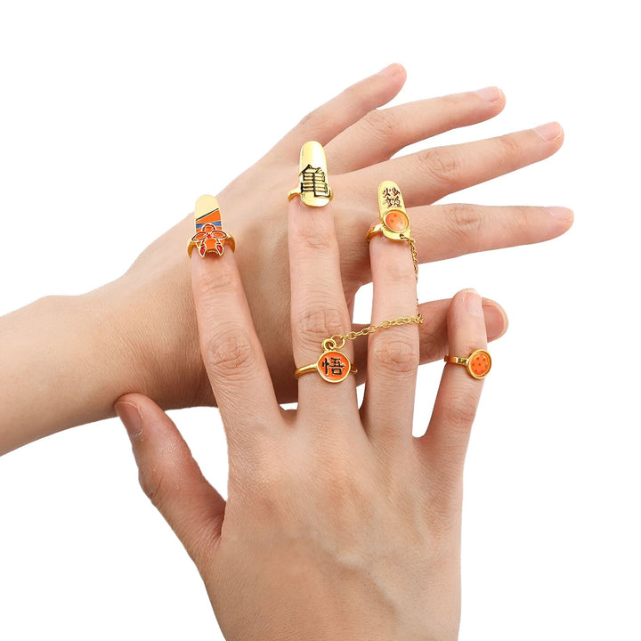 Bagues Dragon Ball Femme Thème Saiyan