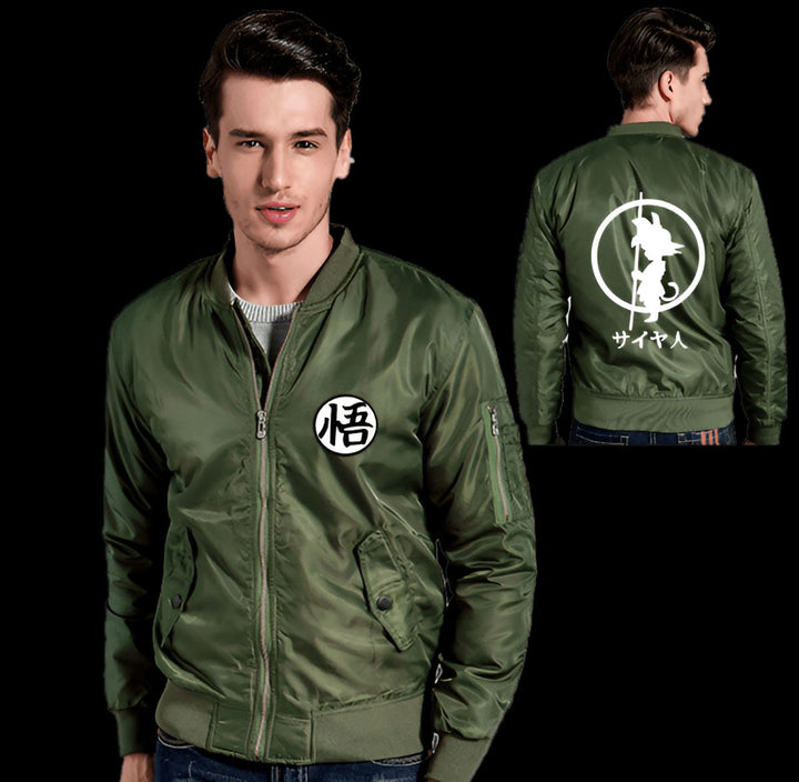 Bomber DBZ Goku Petit, Symbole 'Go' & Saiyan