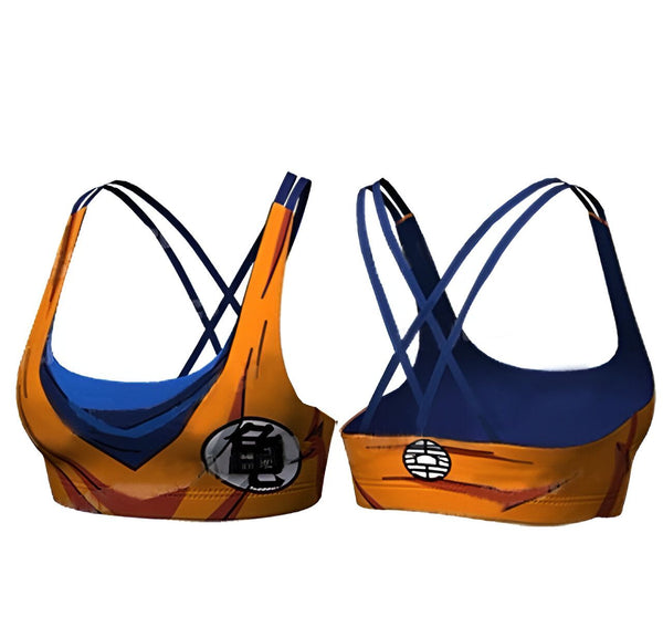 Brassière Son Goku DBZ - Style Guerrier Saiyan Élaboré