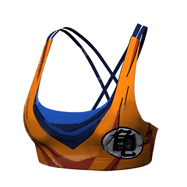 Brassière Son Goku DBZ - Style Guerrier Saiyan Élaboré