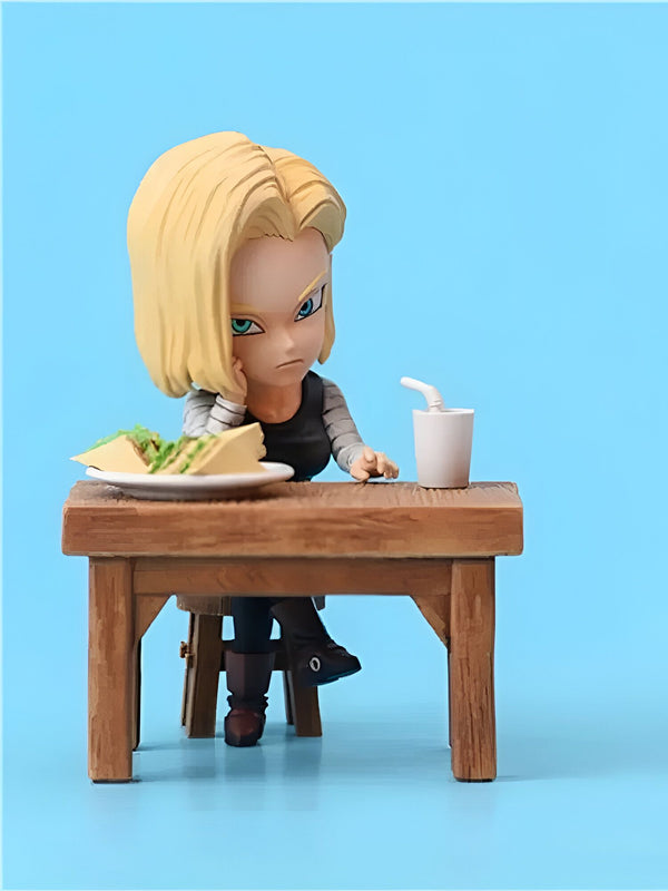 C - 18 Diner Figurine Dragon Ball Z Moment Détente