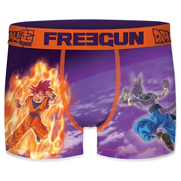 Caleçon Dragon Ball Super - Goku Super Saiyan vs Beerus