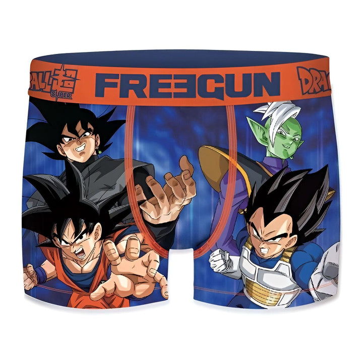 Caleçon Dragon Ball Super Goku Vegeta Zamasu