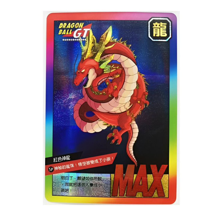 Carte Dragon Ball GT Shenron Rouge Design Holographique