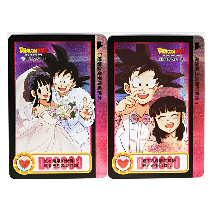 Carte Dragon Ball Z Goku & ChiChi Mariage