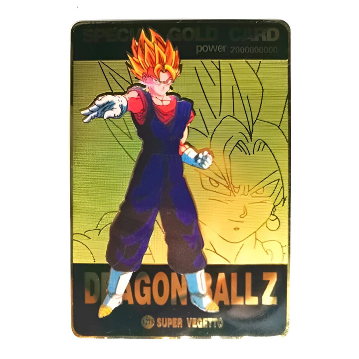 Carte Dragon Ball Z Vegeto Super Saiyan Puissance Fusionnée