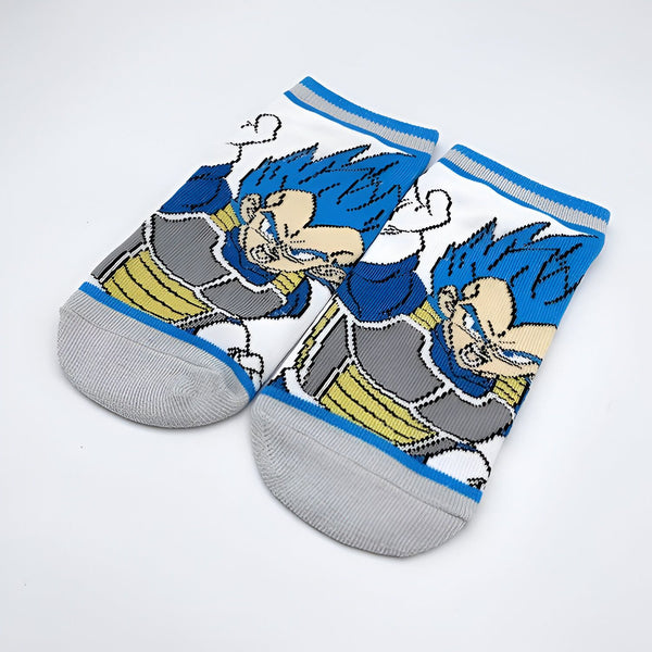 Chaussettes Dragon Ball Vegeta Super Saiyan Bleu