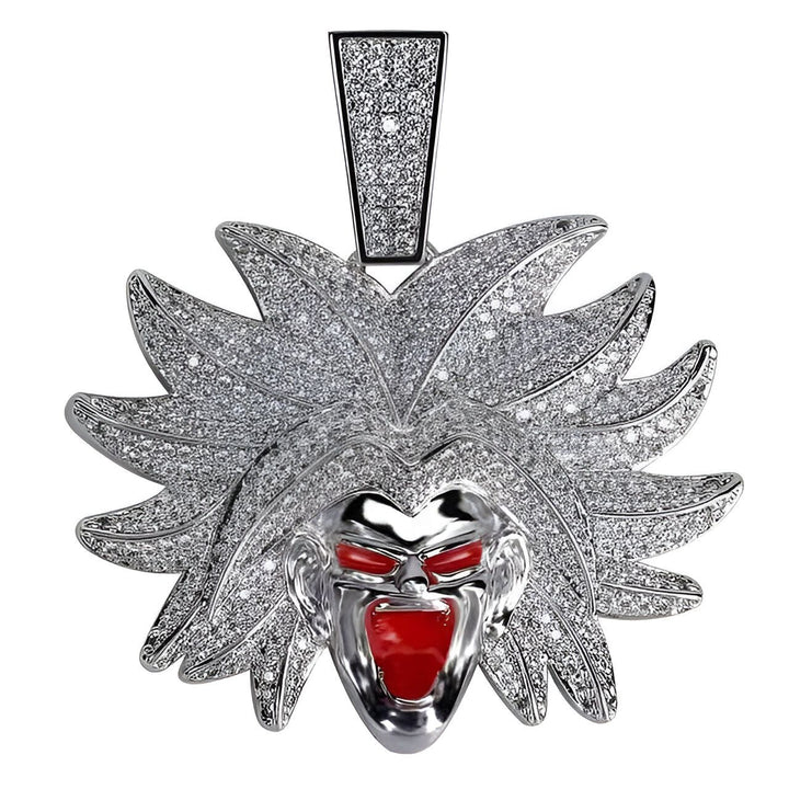 Collier Broly Super Saiyan DBZ à l'éclat Distingué