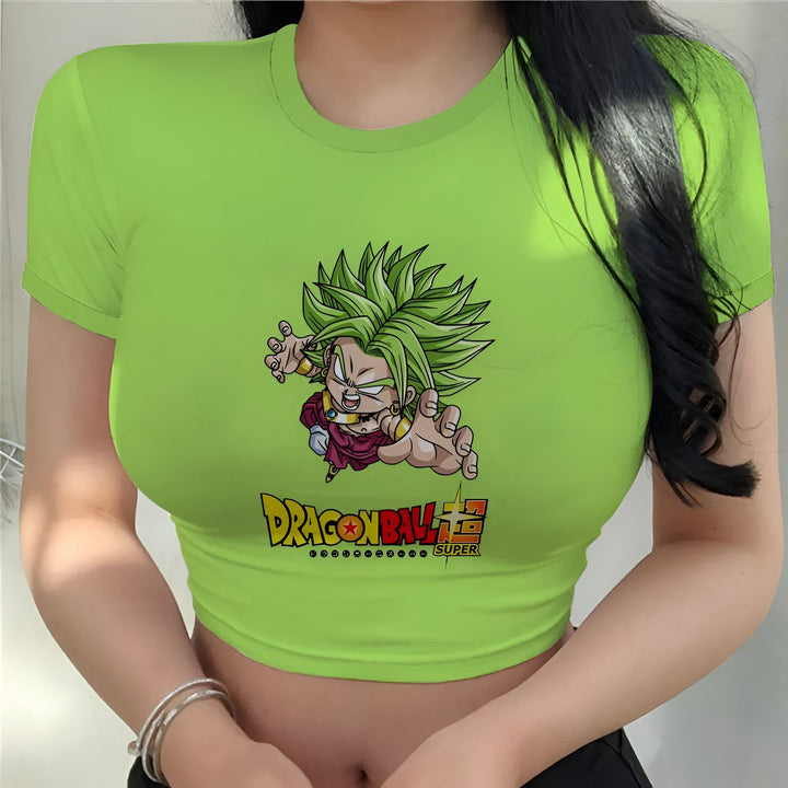 Crop Top Broly Saiyan de Dragon Ball Super