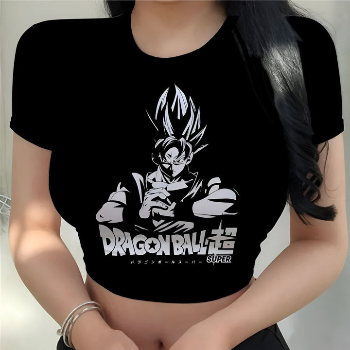 Crop Top Goku Super Saiyan Force et Style Dragon Ball
