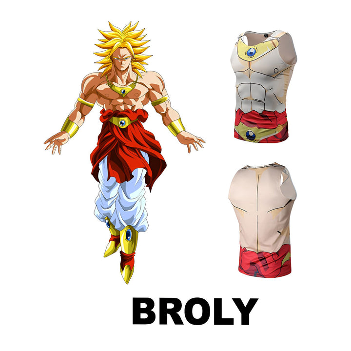 Débardeur Dragon Ball Z Broly remarquable Guerrier Saiyan