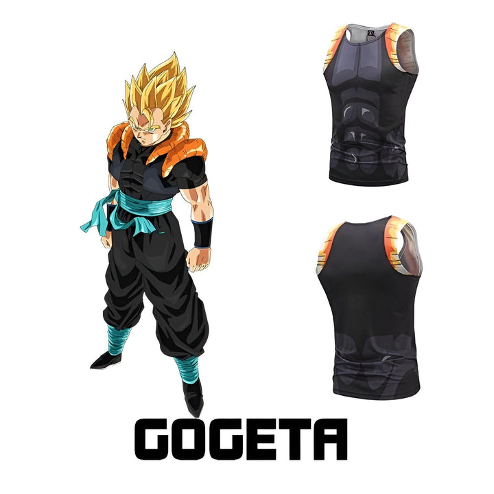 Débardeur Dragon Ball Z Gogeta Super Saiyan Remarquable