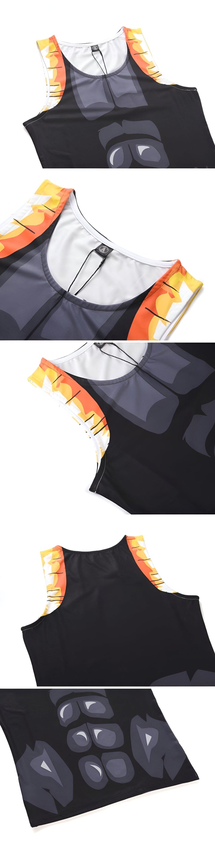 Débardeur Dragon Ball Z Gogeta Super Saiyan Remarquable