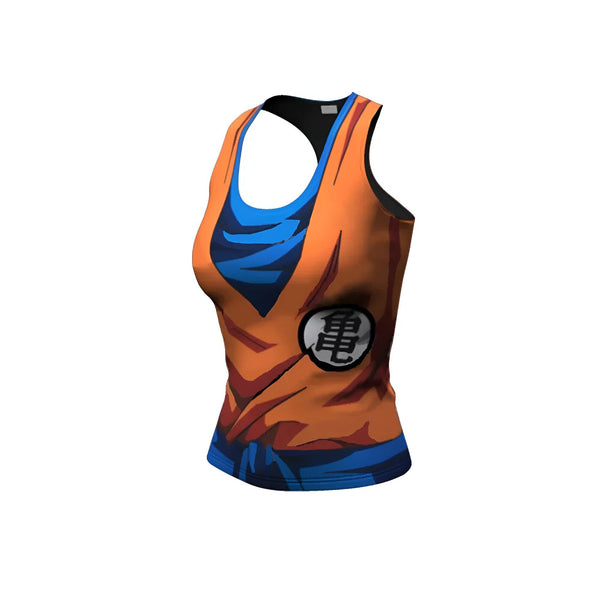 Débardeur Femme Goku Kanji Kamé Dragon Ball Z