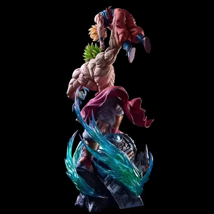 Figurine Broly Légendaire face à Son Goku DBZ