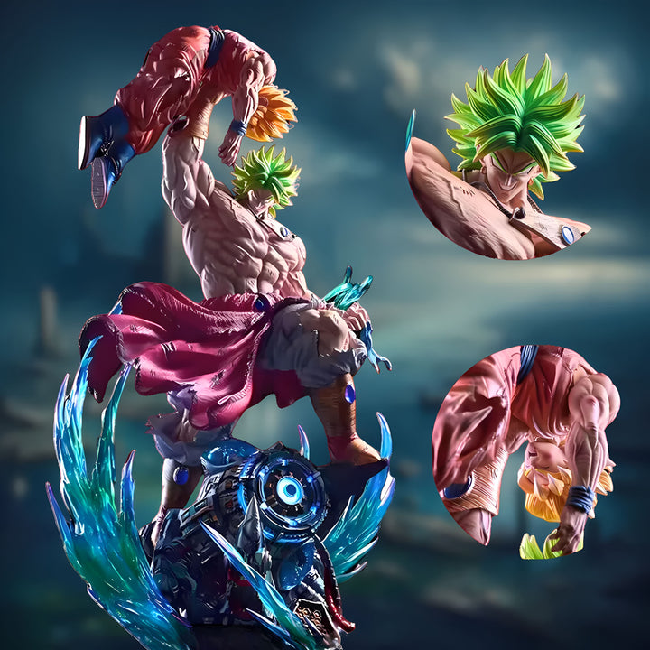 Figurine Broly Légendaire face à Son Goku DBZ