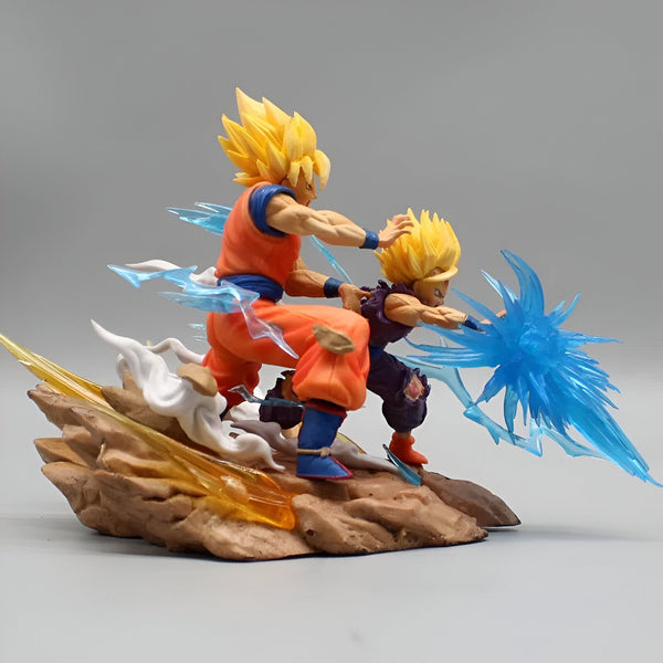 Figurine Dragon Ball Z Goku Gohan face à Cell