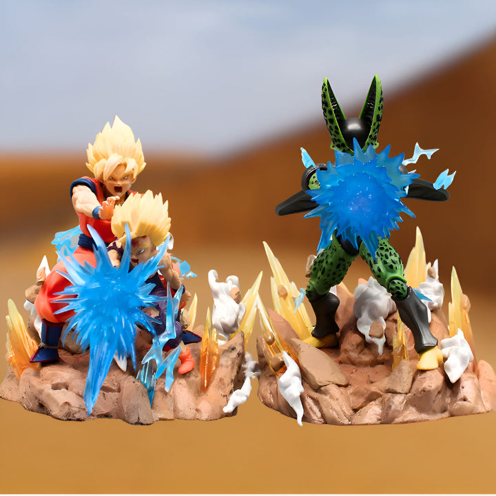 Figurine Dragon Ball Z Goku Gohan face à Cell