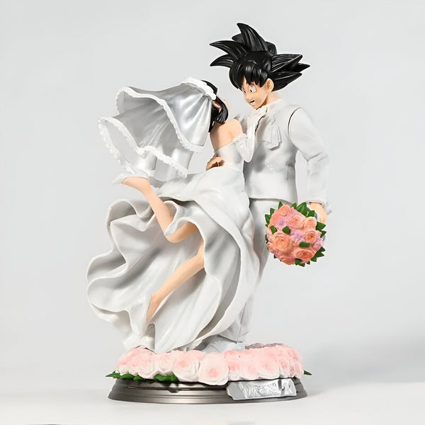 Figurine Goku Chichi Mariage Dragon Ball Z Émouvante