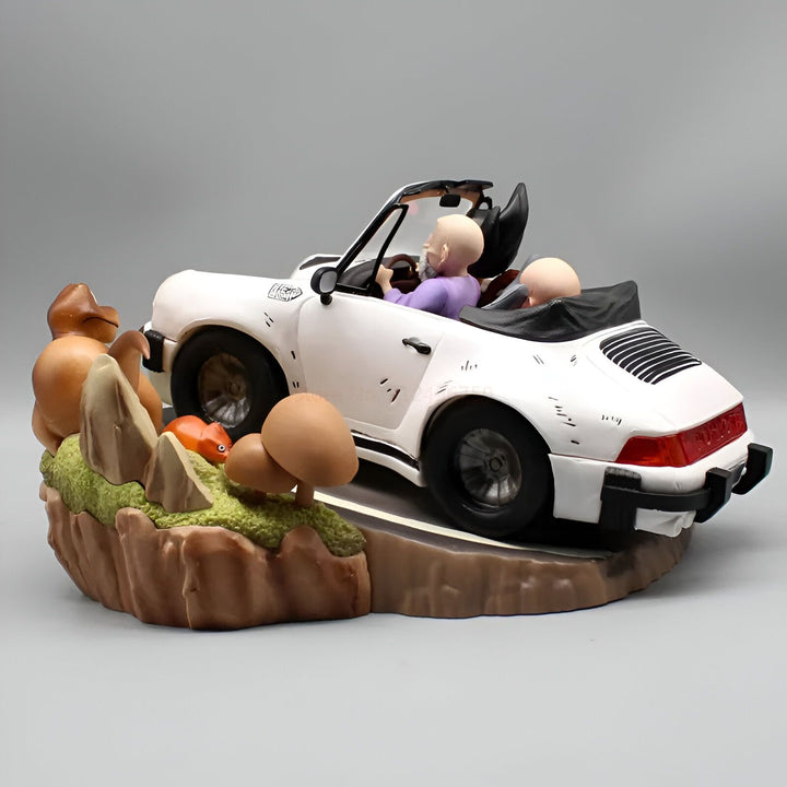 Figurine Goku Krilin Roshi Porsche Dragon Ball