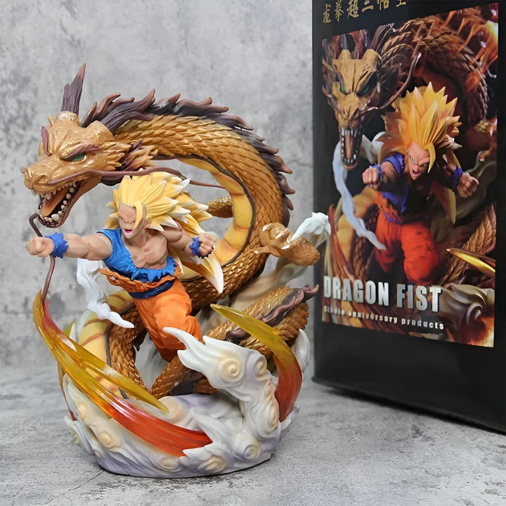 Figurine Goku Super Saiyan 3 Poing du Dragon