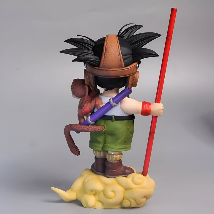 Figurine Sangoku Enfant sur Nimbus, son Singe Dragon Ball