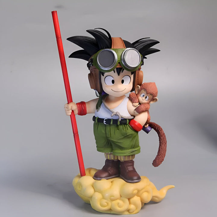 Figurine Sangoku Enfant sur Nimbus, son Singe Dragon Ball