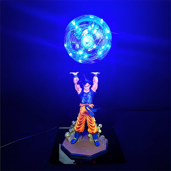 Figurine Son Goku LED Dragon Ball Z Hommage Genkidama