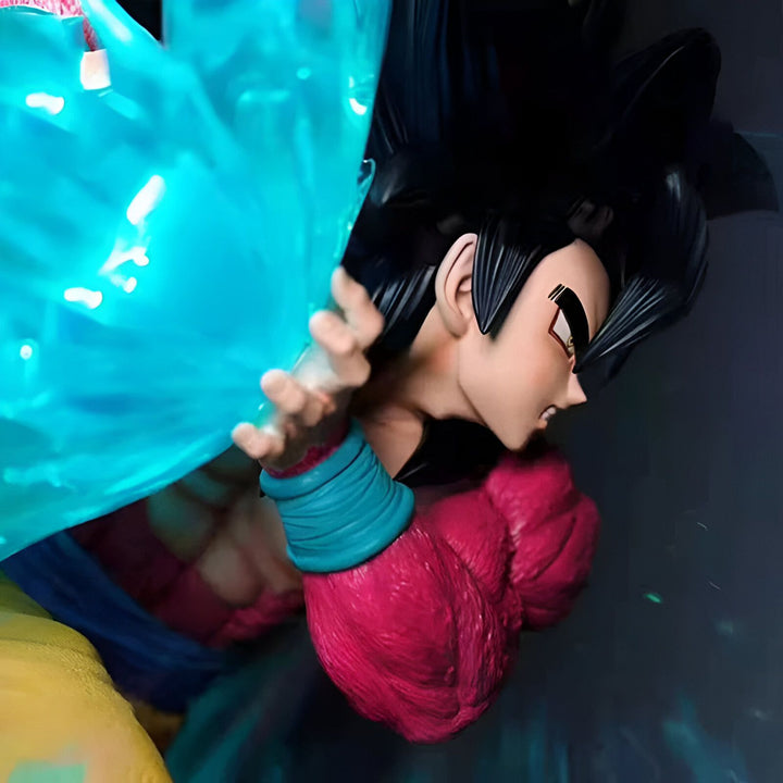 Figurine Son Goku Super Saiyan 4 Attaque Kamehameha GT