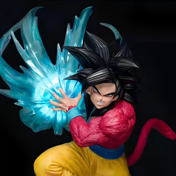 Figurine Son Goku Super Saiyan 4 Attaque Kamehameha GT