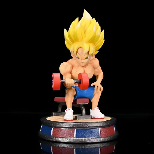 Figurine Son Goku Super Saiyan entraînement intense