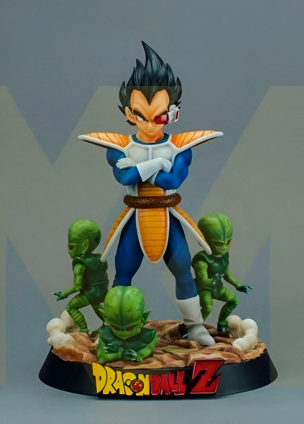 Figurine Vegeta et Saibamen collection Dragon Ball Z