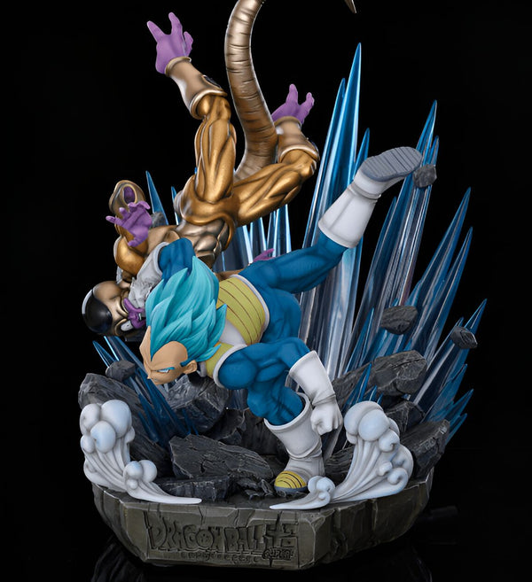 Figurine Vegeta Super Saiyan Blue vs Golden Frieza