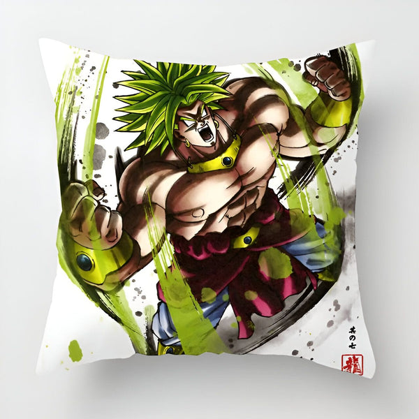 Housse de Coussin Broly Colère Dévastatrice Dragon Ball Z