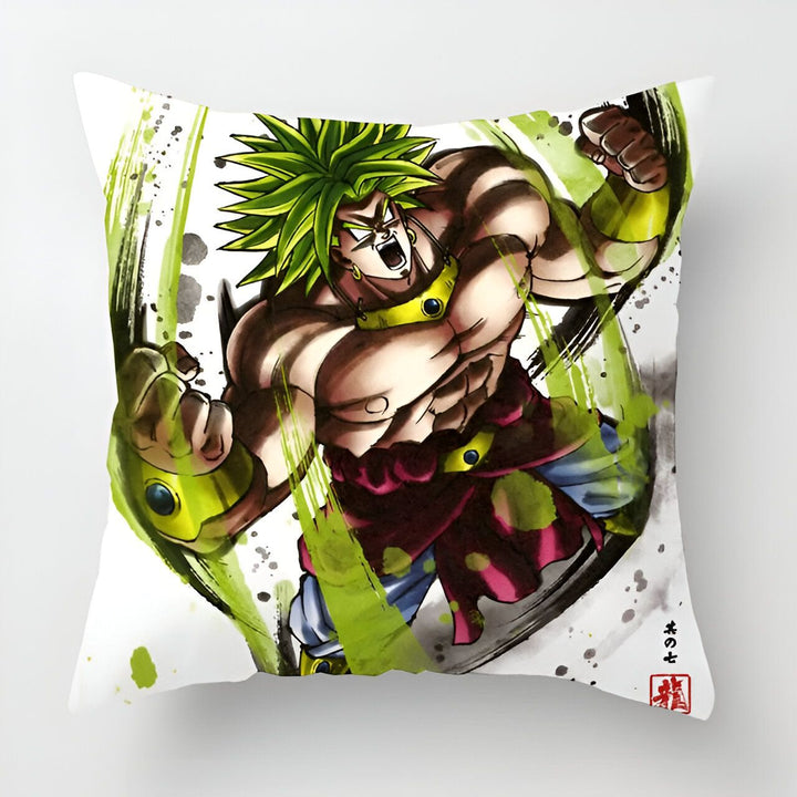 Housse de Coussin Broly Colère Dévastatrice Dragon Ball Z