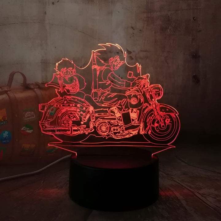 Lampe LED 3D Dragon Ball Goku Gohan Moto Collection