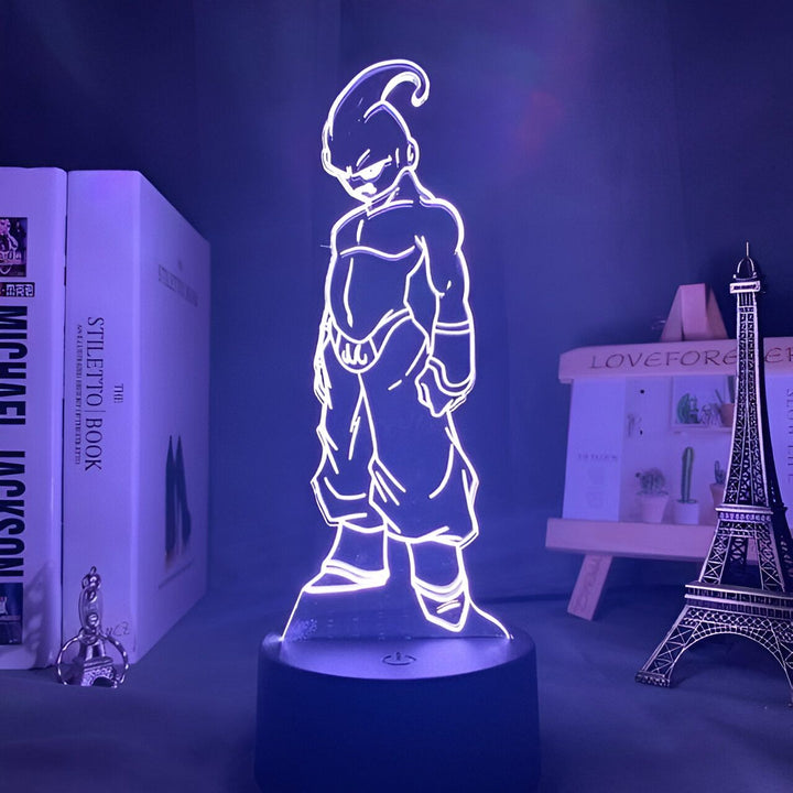 Lampe LED 3D Dragon Ball Z Kid Buu remarquable Menace