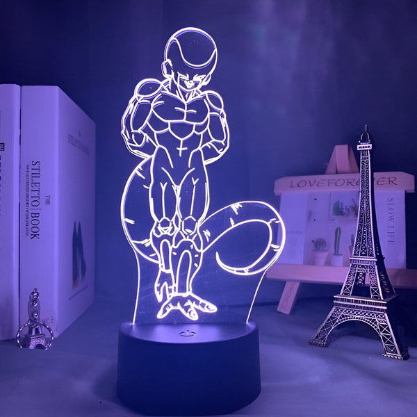Lampe LED 3D Freezer, design inspiré de Dragon Ball Z