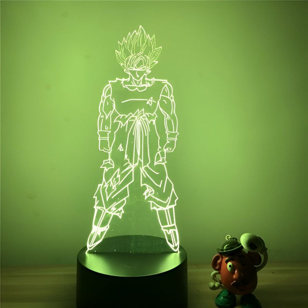 Lampe LED 3D Goku Super Saiyan DBZ Collection