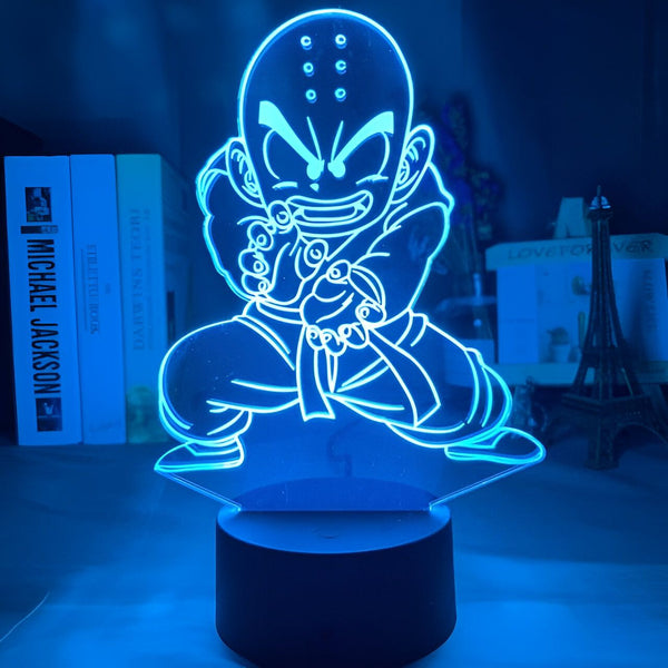 Lampe LED 3D Krilin Design Remarquable Dragon Ball Z
