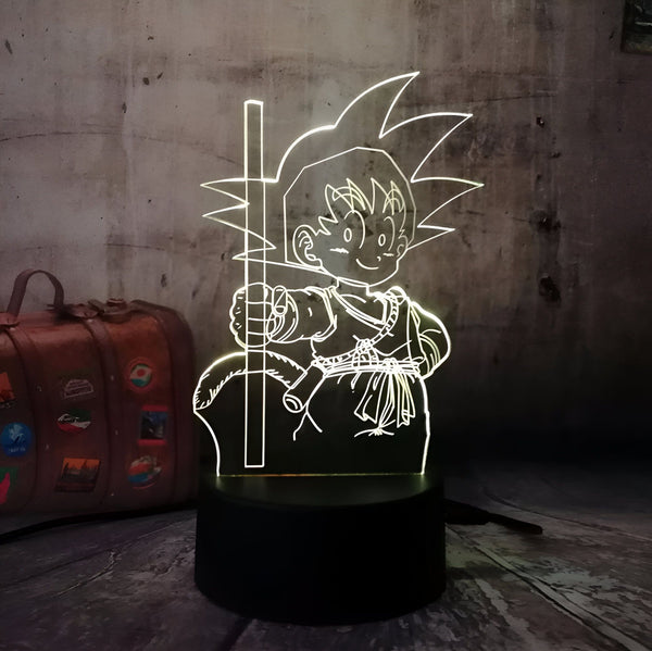 Lampe LED Goku Dragon Ball Z Bâton Magique