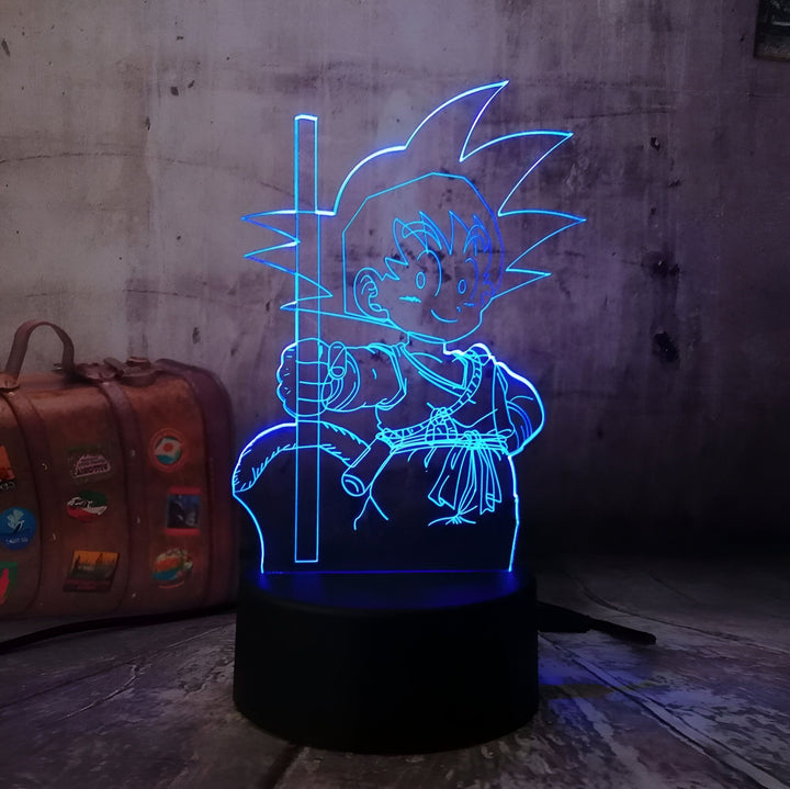 Lampe LED Goku Dragon Ball Z Bâton Magique