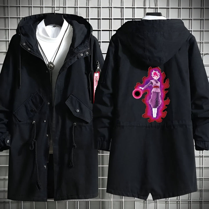 Manteau Dragon Ball Goku Rosé Style Guerrier Saiyan