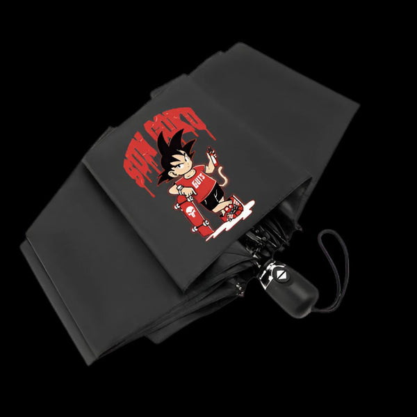 Parapluie pliable Dragon Ball Z Goku Skateur Stylé