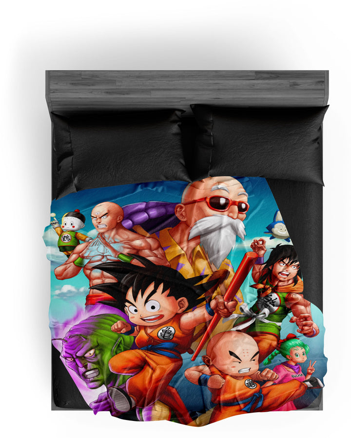 Plaid Dragon Ball Saga Originale - Goku Enfant Légendaire