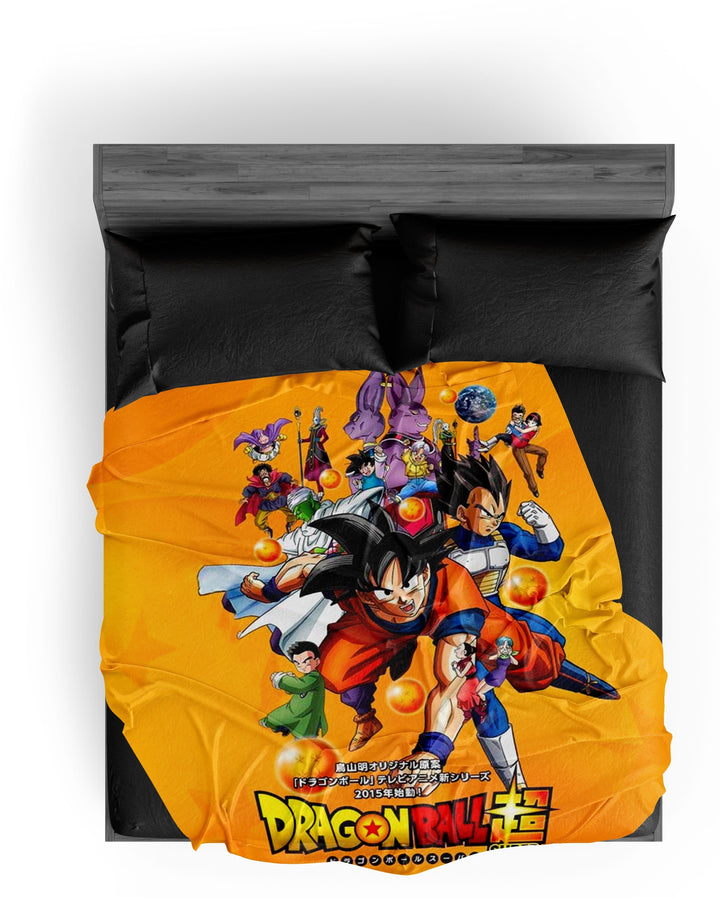 Plaid Dragon Ball Super Goku Vegeta Épopée Saiyan